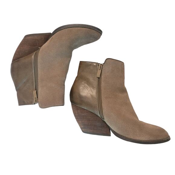 Very Volatile Los Angeles Whitby Suede/Leather Ankle Bootie Women's Size 8.5 - Picture 7 of 11